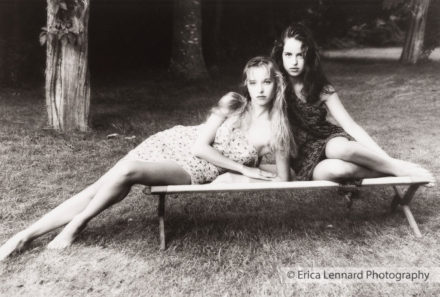 Charlotte Morgon and Jade Jagger