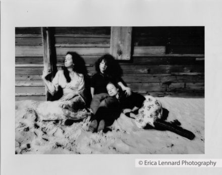 My three friends, Stinson Beach, California, spring 1975