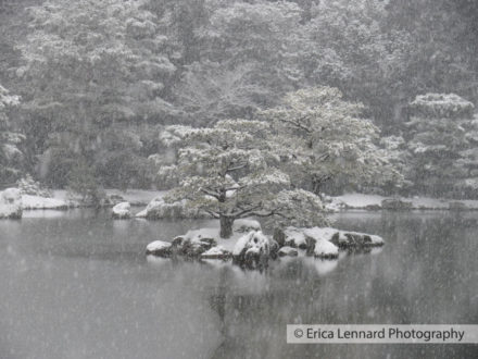 ginkaku-ji in the snow